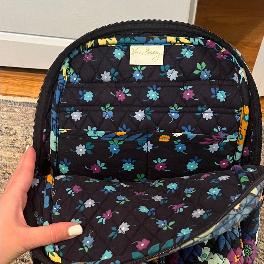Vera Bradley Multicolor Floral Backpack - Picture 2 of 3